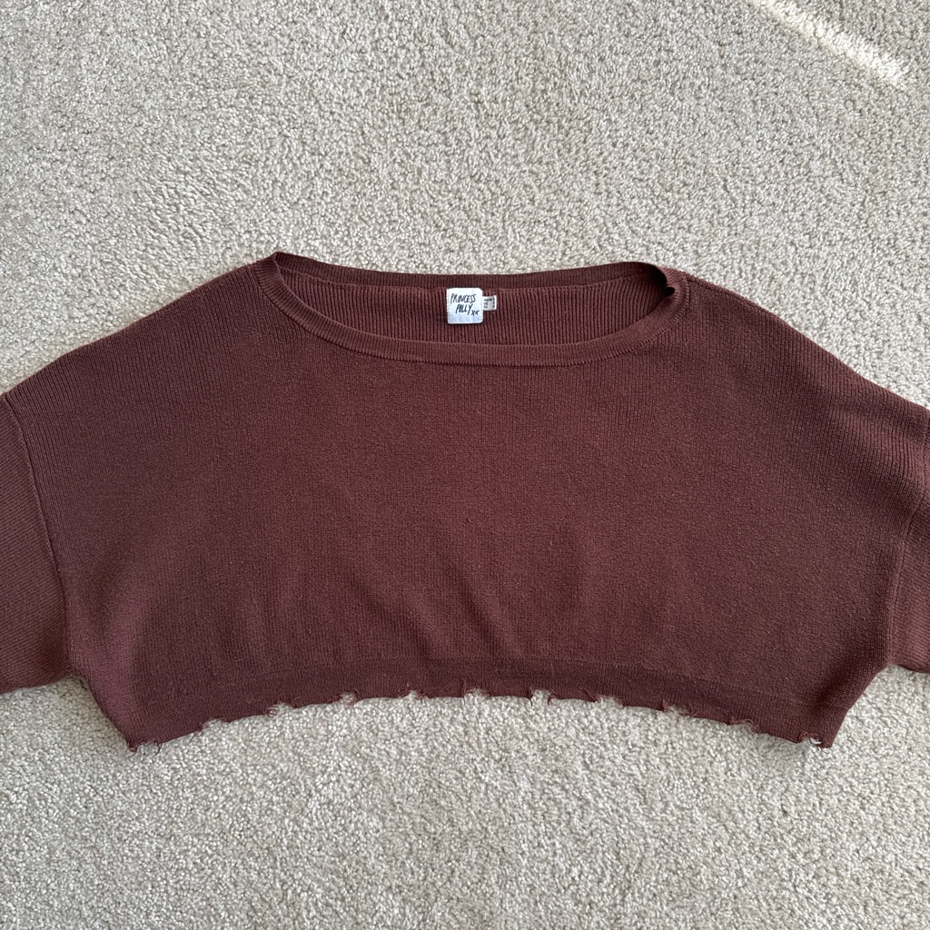 Princess Polly Women’s Beown Oversized Cropped Sweater